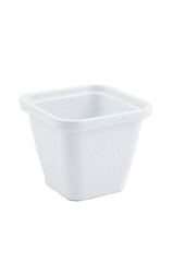 Bon Chef 53306WHITE 5.25 x 5.25 x 5 in. Dynasty Square Bowl, White