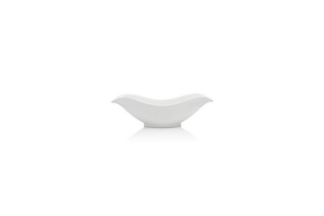 Bon Chef 53601White 8 x 3 x 2.5 in. Melamine Petals Bowl, White -