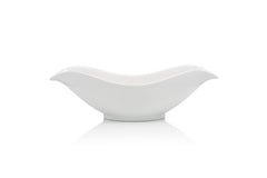 Bon Chef 53604White 16 x 6.12 x 4.75 in. Melamine Petals Bowl, Whi