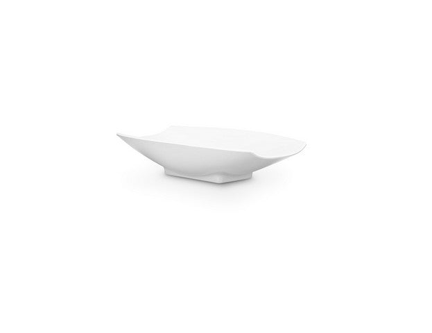 Bon Chef 53700White 6 x 3.5 x 1.5 in. Melamine Curves Bowl with All Wh