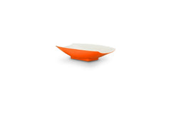 Bon Chef 53701-2ToneOrange 8 x 4.75 x 2 in. Melamine Curves Bowl with