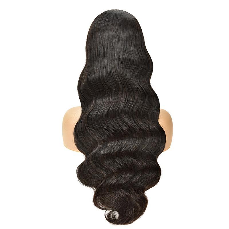 Body Wave Human Hair Wigs With Bangs Full Machine Made Brazilian Human - Horizon Bliss