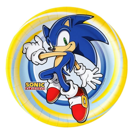 Party Destination 234456 Sonic the Hedgehog Dinner Plates - Horizon Bliss