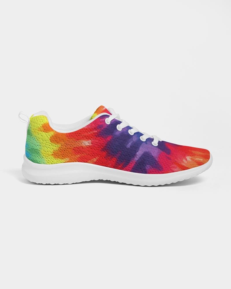 Womens Sneakers - Multicolor Tie-dye Style Low Top Canvas Running - Horizon Bliss