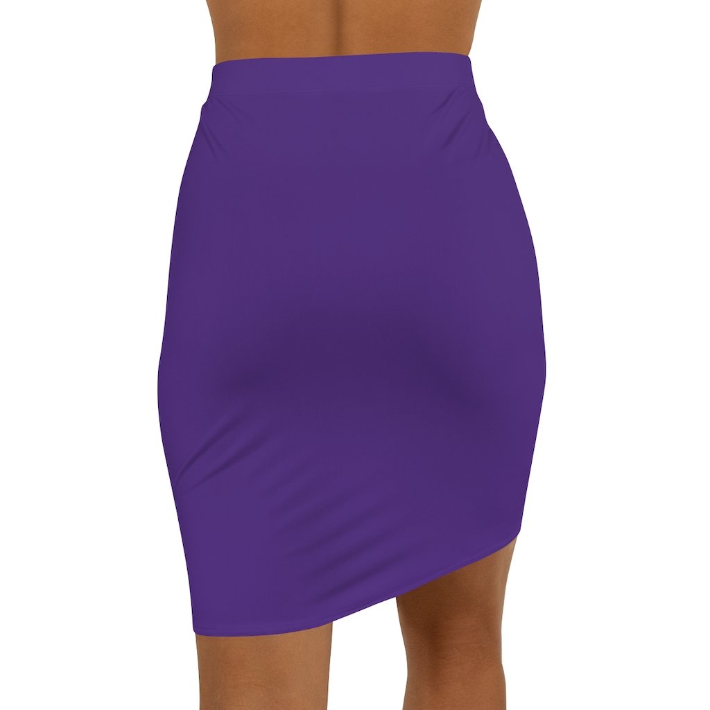 Womens Skirt, Purple Pencil Skirt - Horizon Bliss