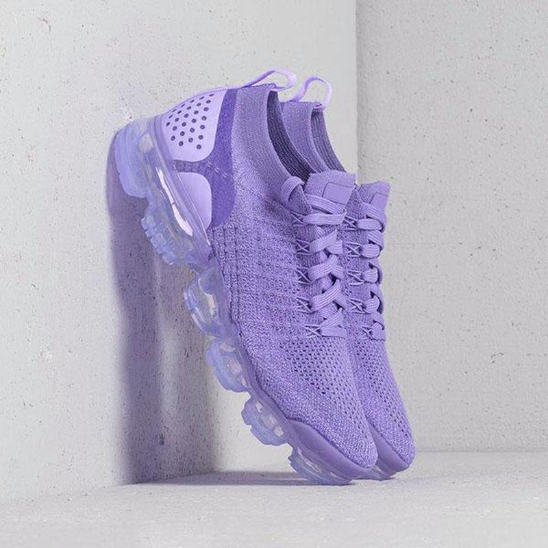 Purple Sneakers Women Casual Shoes Mesh Air-Cushion Flat - Horizon Bliss