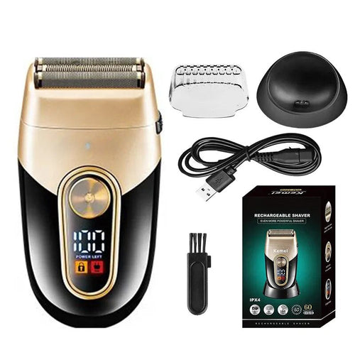 Electric Razor Electric Shaver Rechargeable Shaving Machine For Men - Horizon Bliss