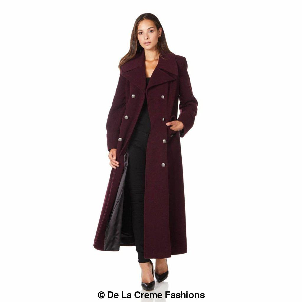 Wool Blend Double Breasted Maxi Coat (2004-WOOL) - Horizon Bliss