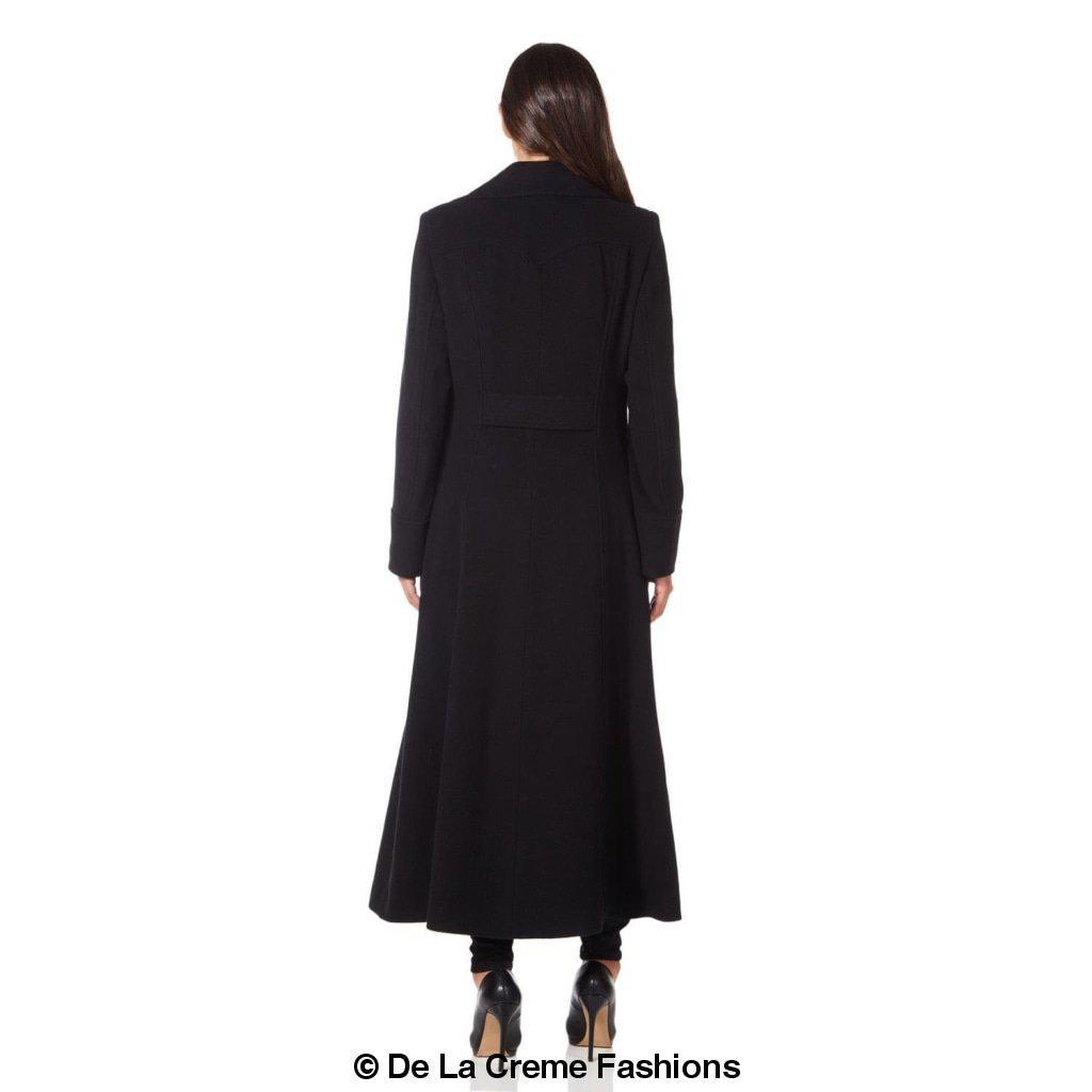 Wool Blend Double Breasted Maxi Coat (2004-WOOL) - Horizon Bliss