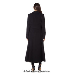 Wool Blend Double Breasted Maxi Coat (2004-WOOL) - Horizon Bliss