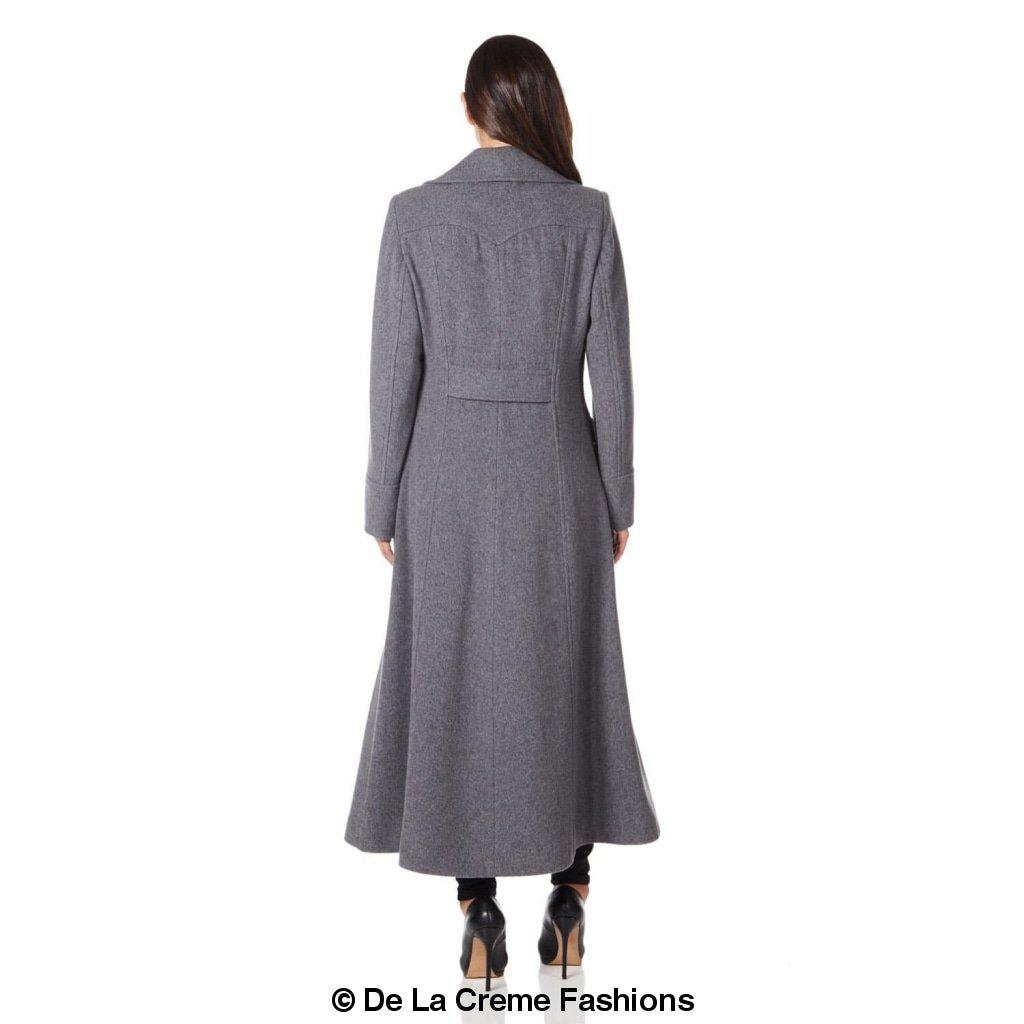 Wool Blend Double Breasted Maxi Coat (2004-WOOL) - Horizon Bliss