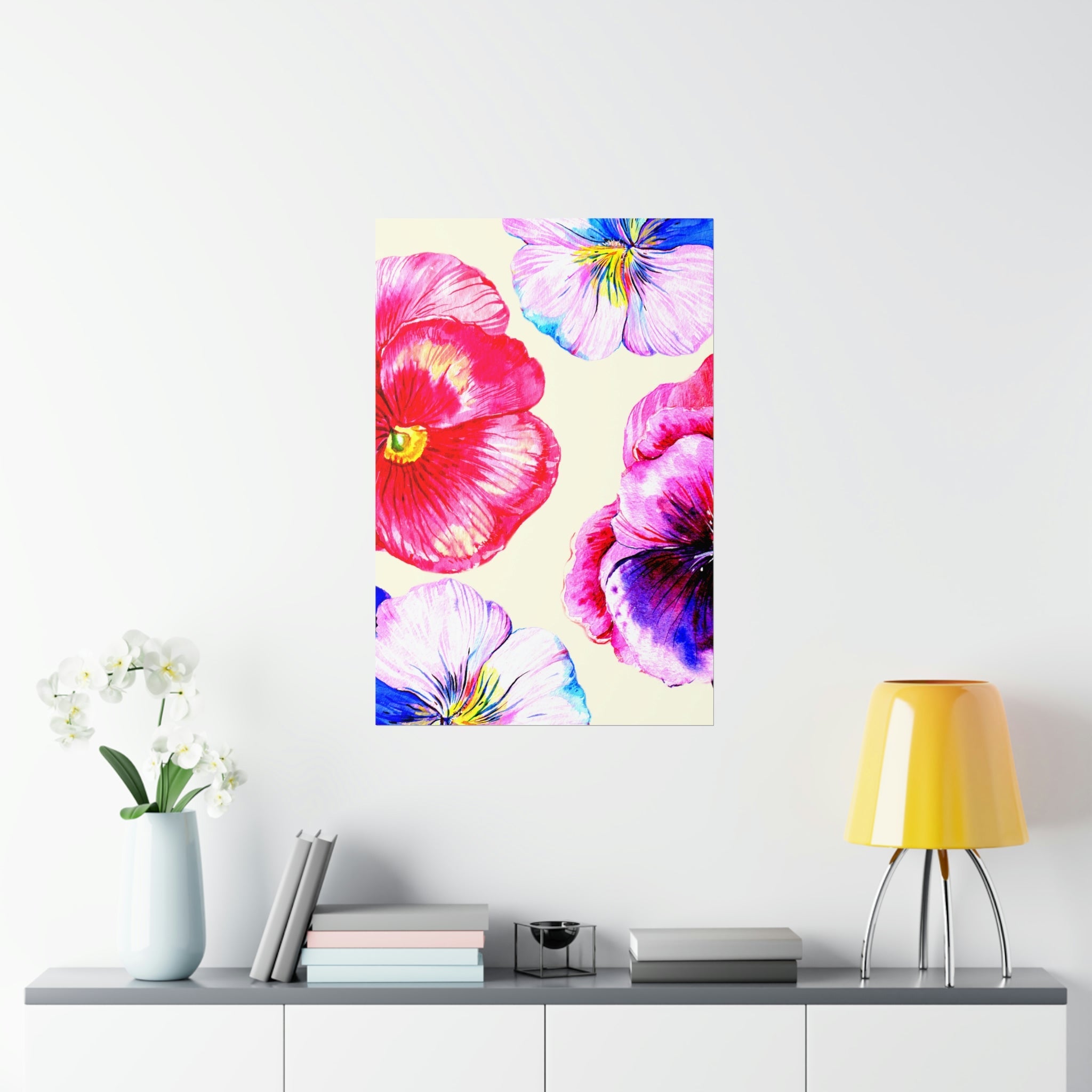 Vibrant Floral Poster - Horizon Bliss