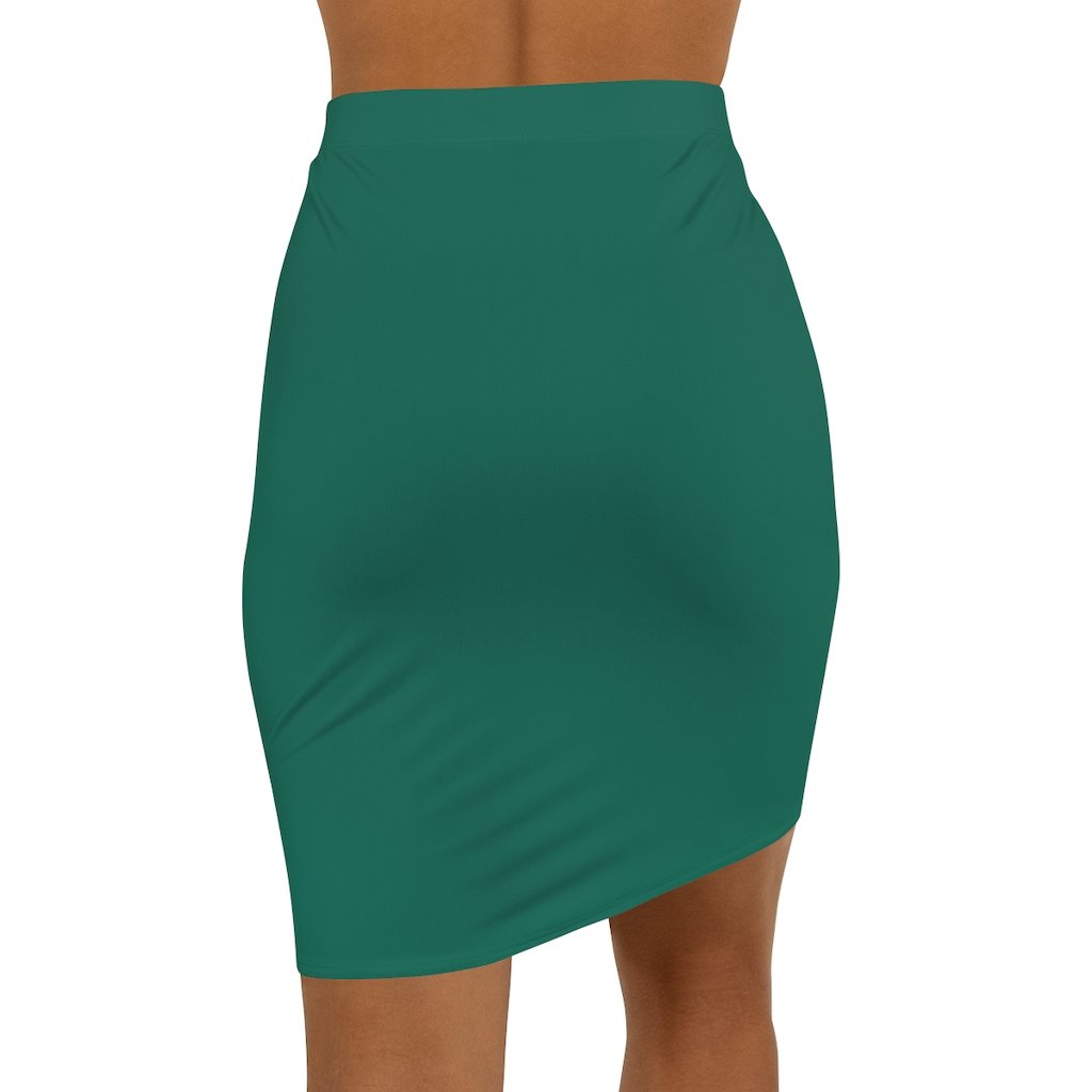 Womens Skirt, Teal Green Pencil Skirt - Horizon Bliss