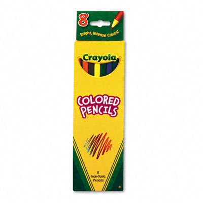 Crayola BIN684008 Crayola Colored Woodcase Pencils  3.3 mm  BLK/BE/BN/ - Horizon Bliss