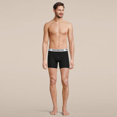 Men's Classic Black Boxer Brief Underwear with Pouch - Horizon Bliss