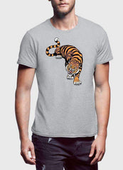 Cornered Tiger Printed T-Shirt