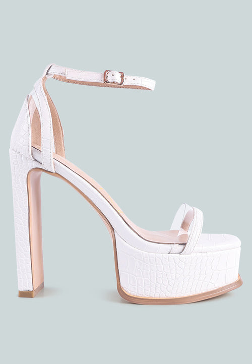 cutlass high heeled chunky sandals - Horizon Bliss