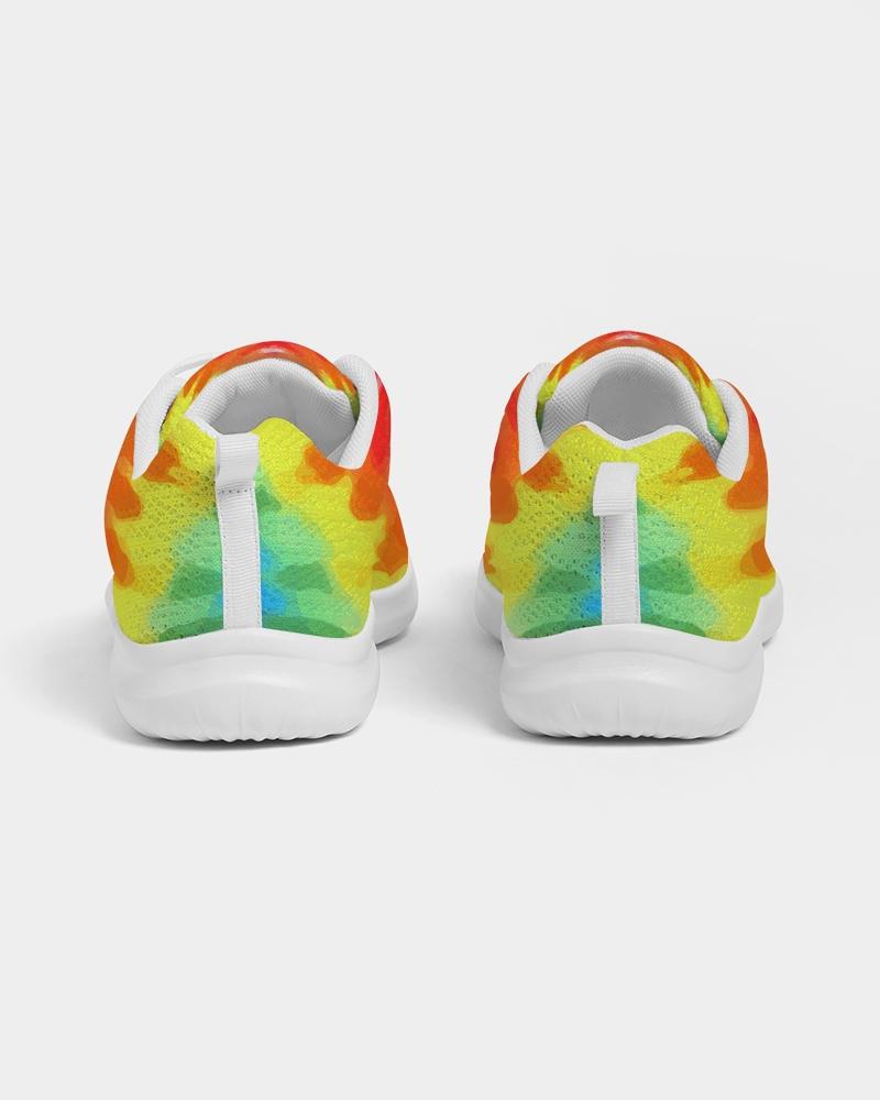 Womens Sneakers - Multicolor Tie-dye Style Low Top Canvas Running - Horizon Bliss