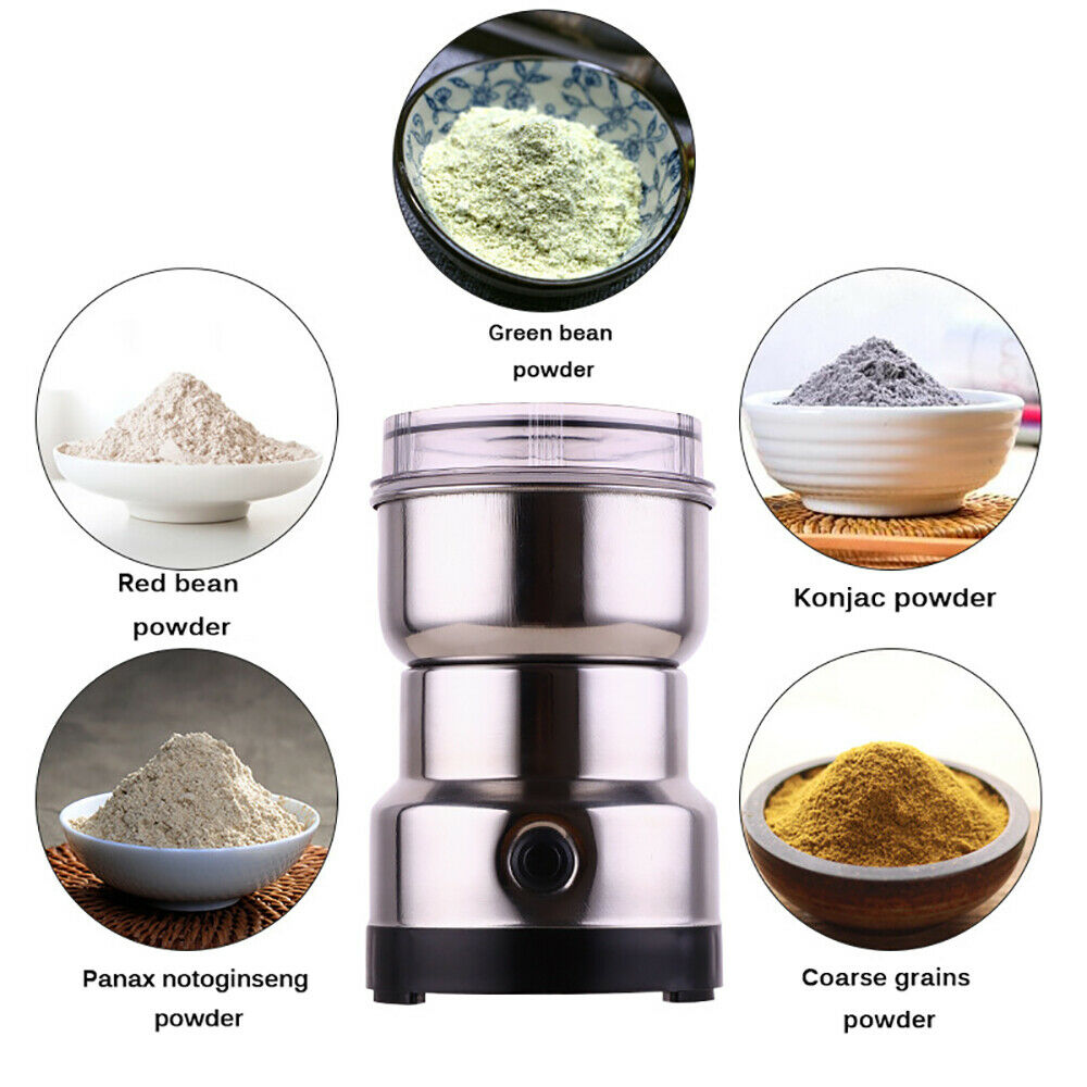 Electric Coffee Grinder Grinding Milling Bean Nut Spice Blade Blender