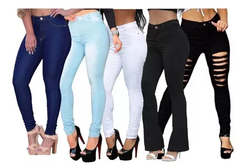 Pack of 5 Women's High-Waisted BumBum Shaping Jeans - Horizon Bliss