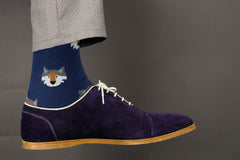 Sick Socks – Wolf Head – Exotic Animals Casual Dress Socks - Horizon Bliss