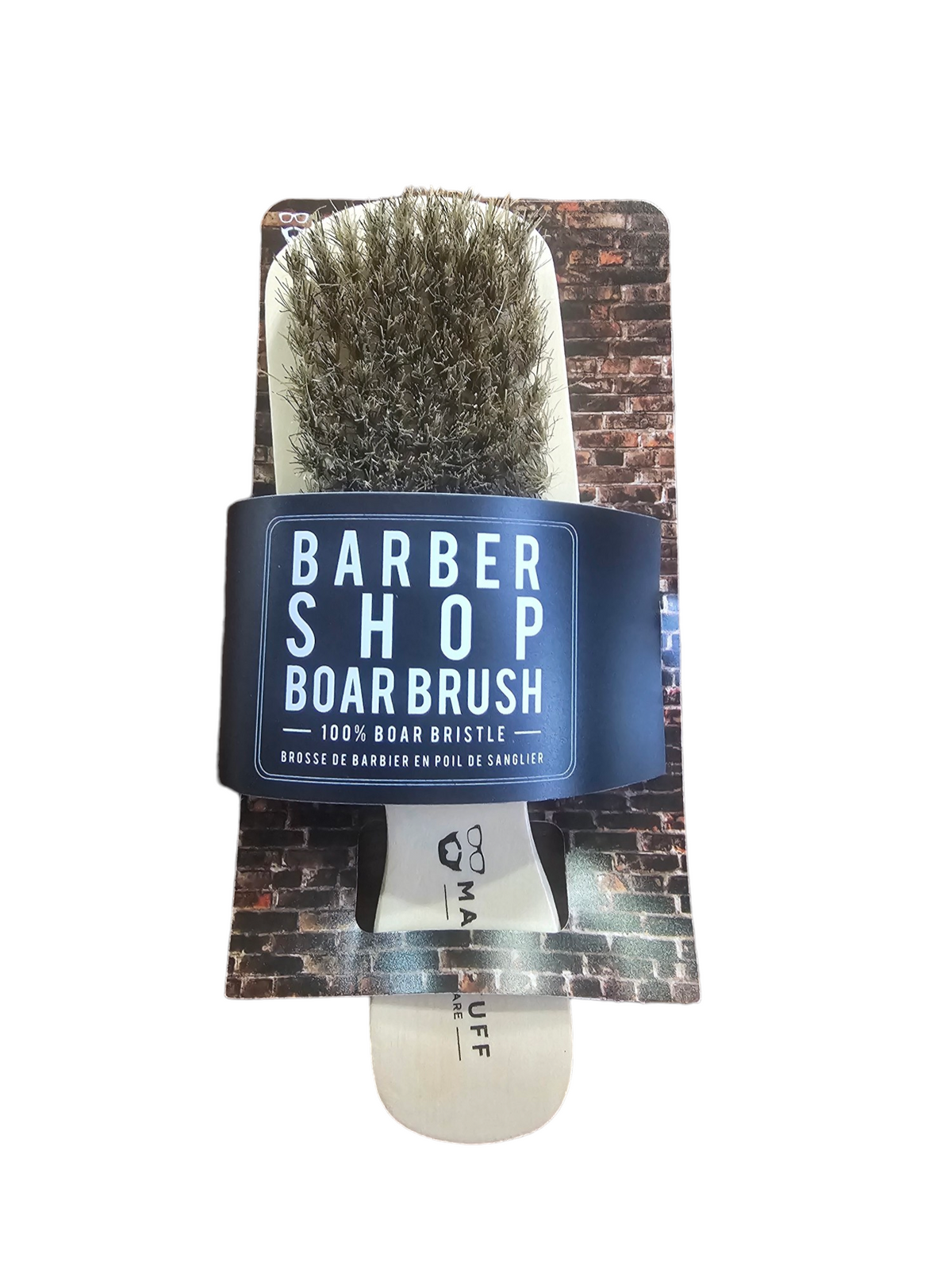 Premium ManStuff Barber Shop Boar Brush: Grooming Essentials