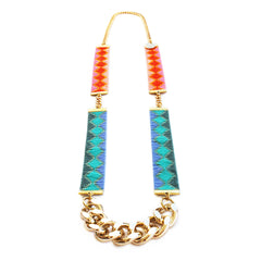 Rio Necklace - Pink and Turquoise - Horizon Bliss