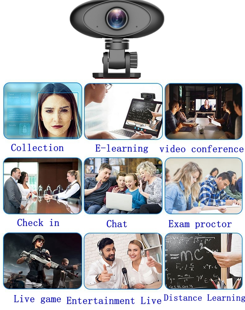 HD 1080P Webcam Noise Reducing USB Computer Desktop Camera - Horizon Bliss