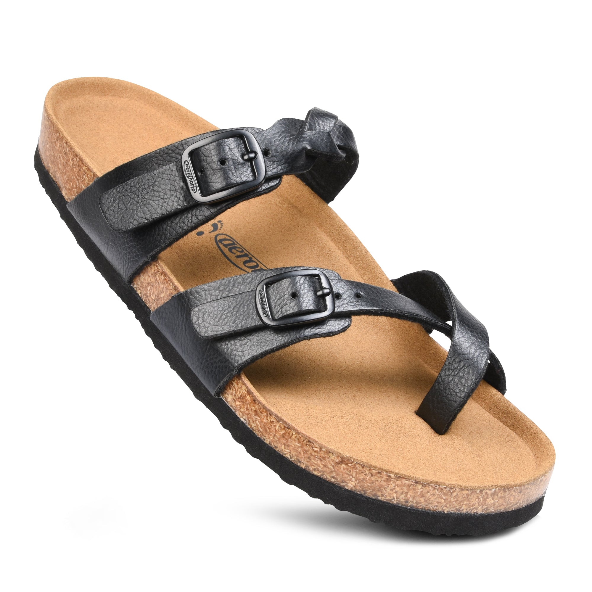 Aerothotic Irenic Women's Soft Footbed Strappy Slide Sandals - Horizon Bliss