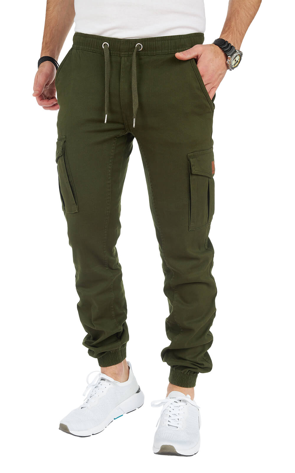 8001 - STYLEKO Cargohose Elastischer Hosenband - Horizon Bliss