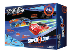 Super 8 Loop Glow in the Dark R/C Slot Racing 46ft Track - Horizon Bliss