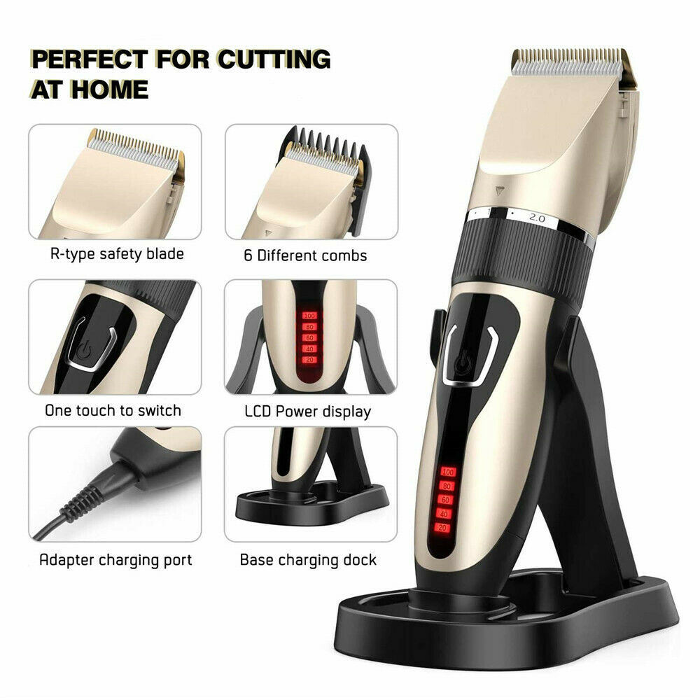 Electric Hair Clipper Men Trimmer Cutting Beard Haircut Kit