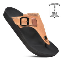 Aerothotic Trench Women's Thong Slip on Sandals - Horizon Bliss