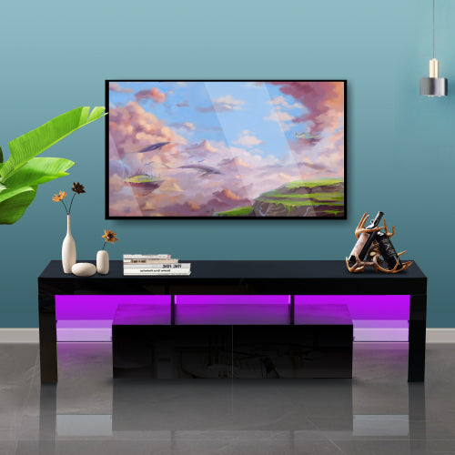 Morden TV Stand with LED Light - Horizon Bliss