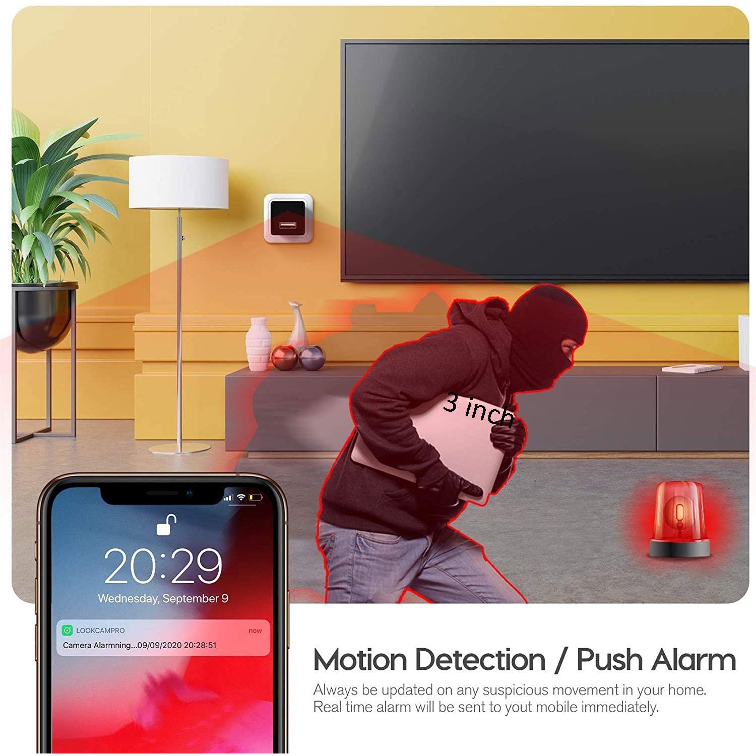 HD Hidden Camera Night Vision WiFi Charger Camera For Home Security - Horizon Bliss