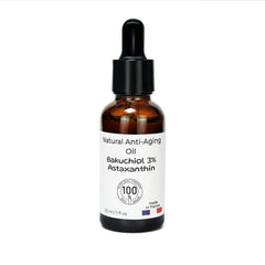 Antiaging oil 3% Bakuchiol + Astaxanthin in Squalane , 100% natural - Horizon Bliss