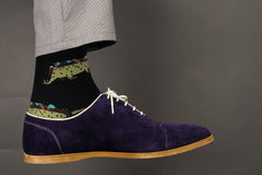 Sick Socks – Tacosaurus – Exotic Animals Casual Dress Socks - Horizon Bliss