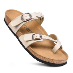 Aerothotic Irenic Women's Soft Footbed Strappy Slide Sandals - Horizon Bliss