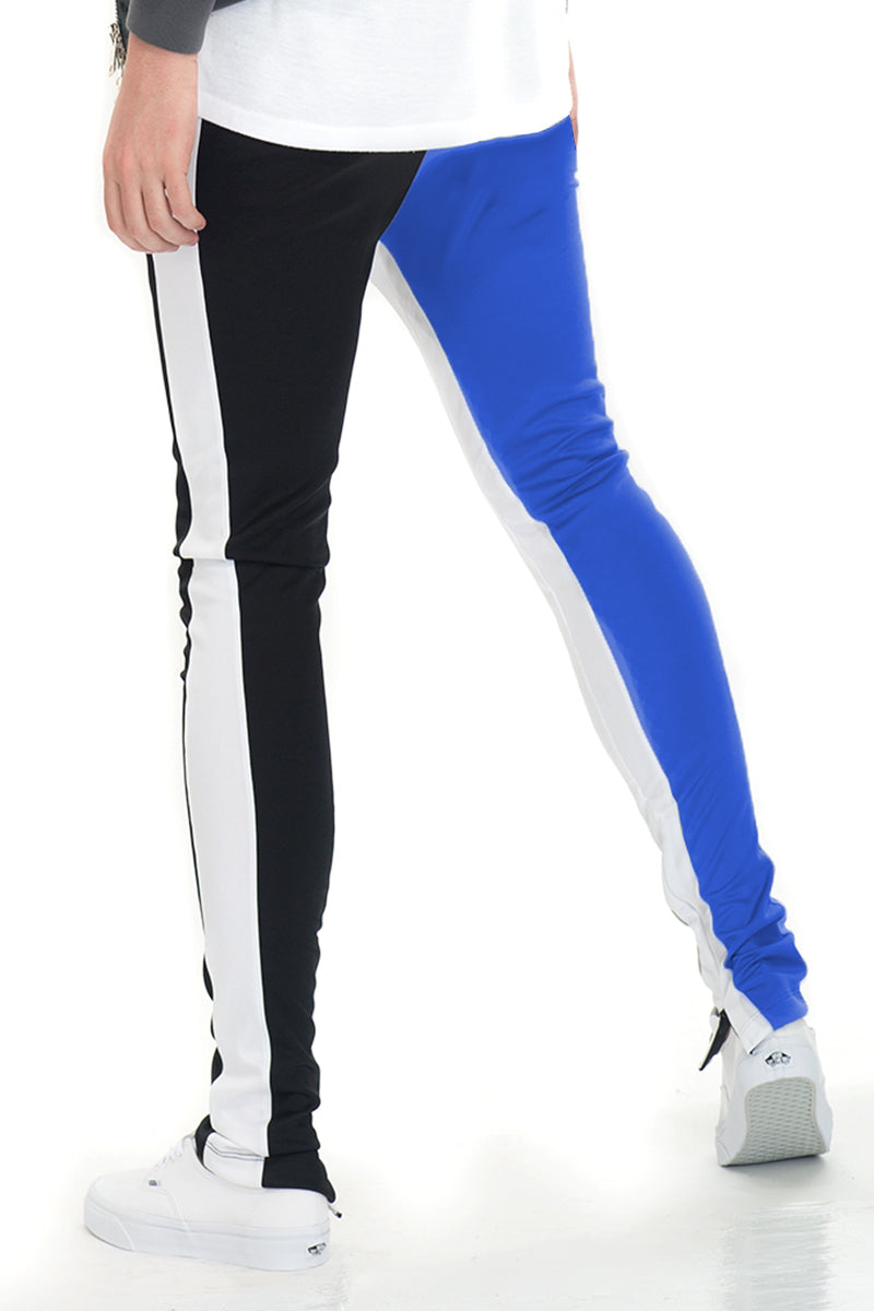 Split Two Tone Track Pants - Horizon Bliss