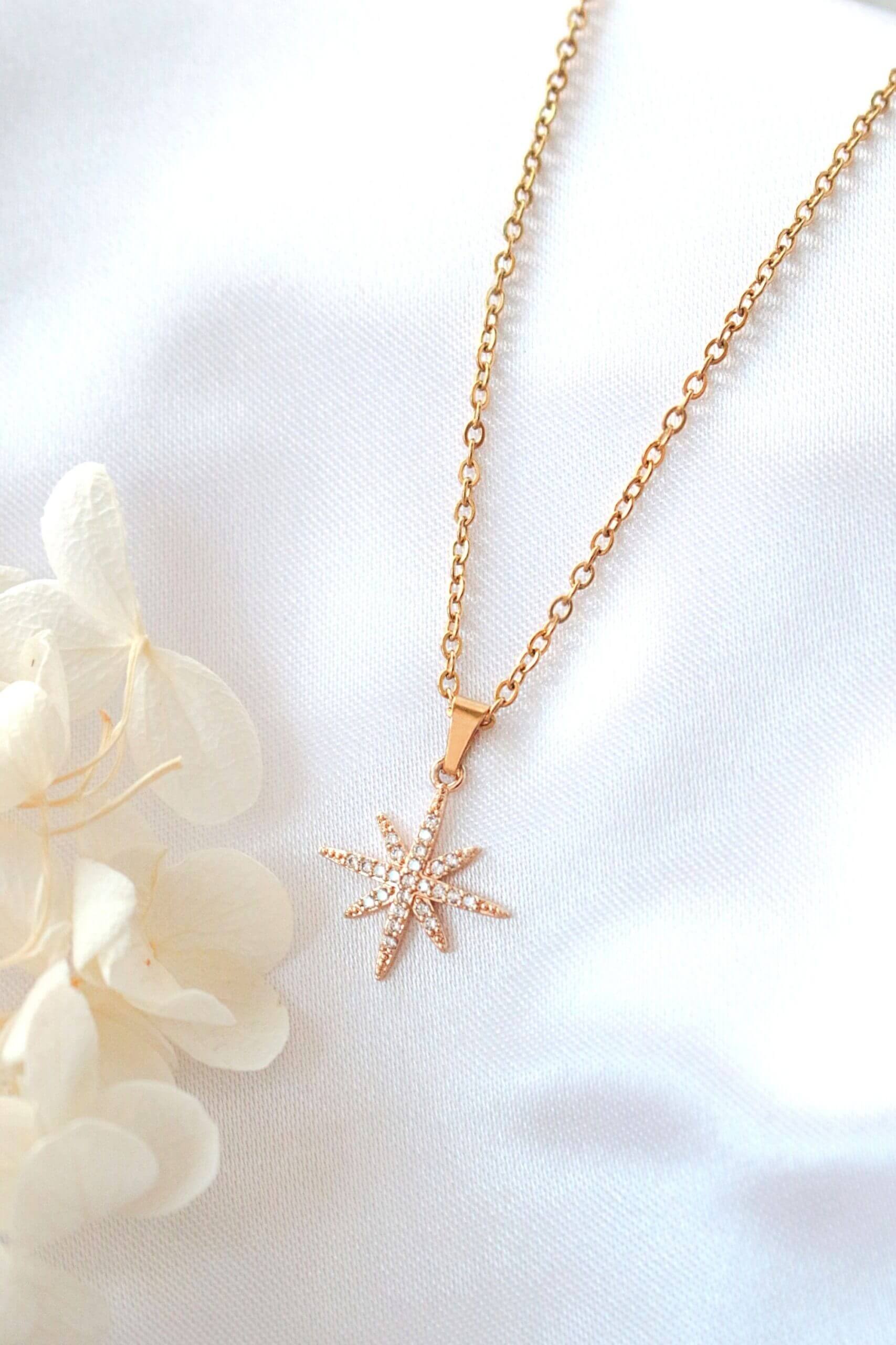 24 Karat Polaris Star Necklace - Horizon Bliss