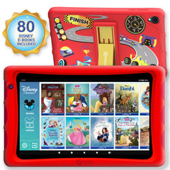 K80 Red 8-Inch Kids Educational Tablet - 2GB + 64GB - Horizon Bliss