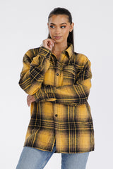 Boyfriend Oversized Soft Flannel Shacket - Horizon Bliss