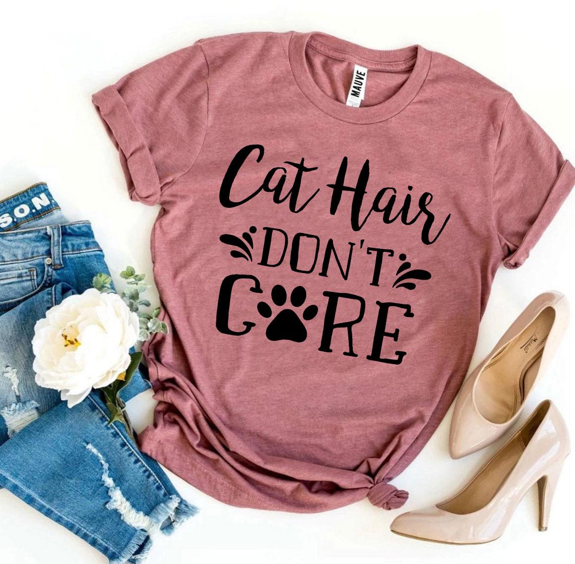 Cat Hair Don’t Care T-shirt - Horizon Bliss