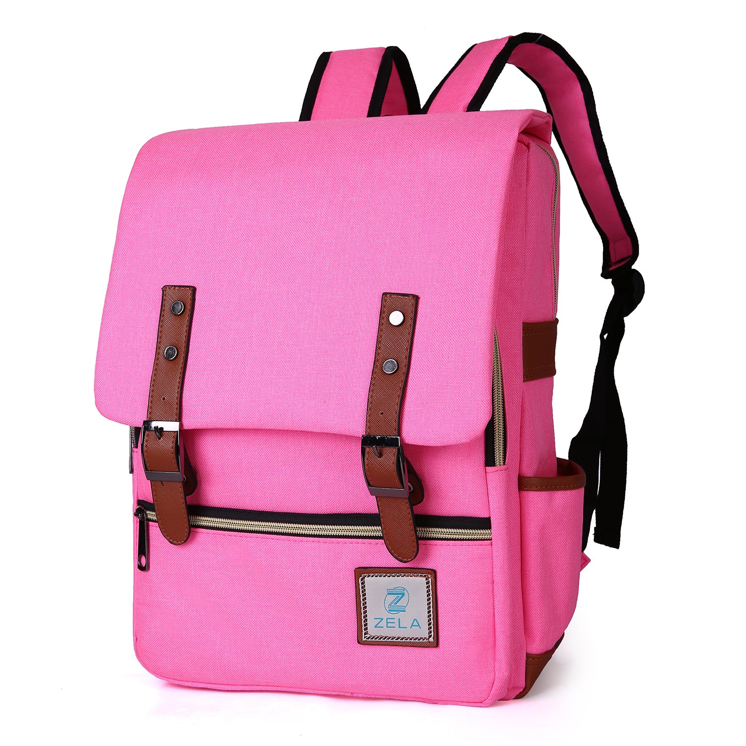 Slim Backpack College,School and Business Fits 15-inch Laptop-Hot Pink - Horizon Bliss