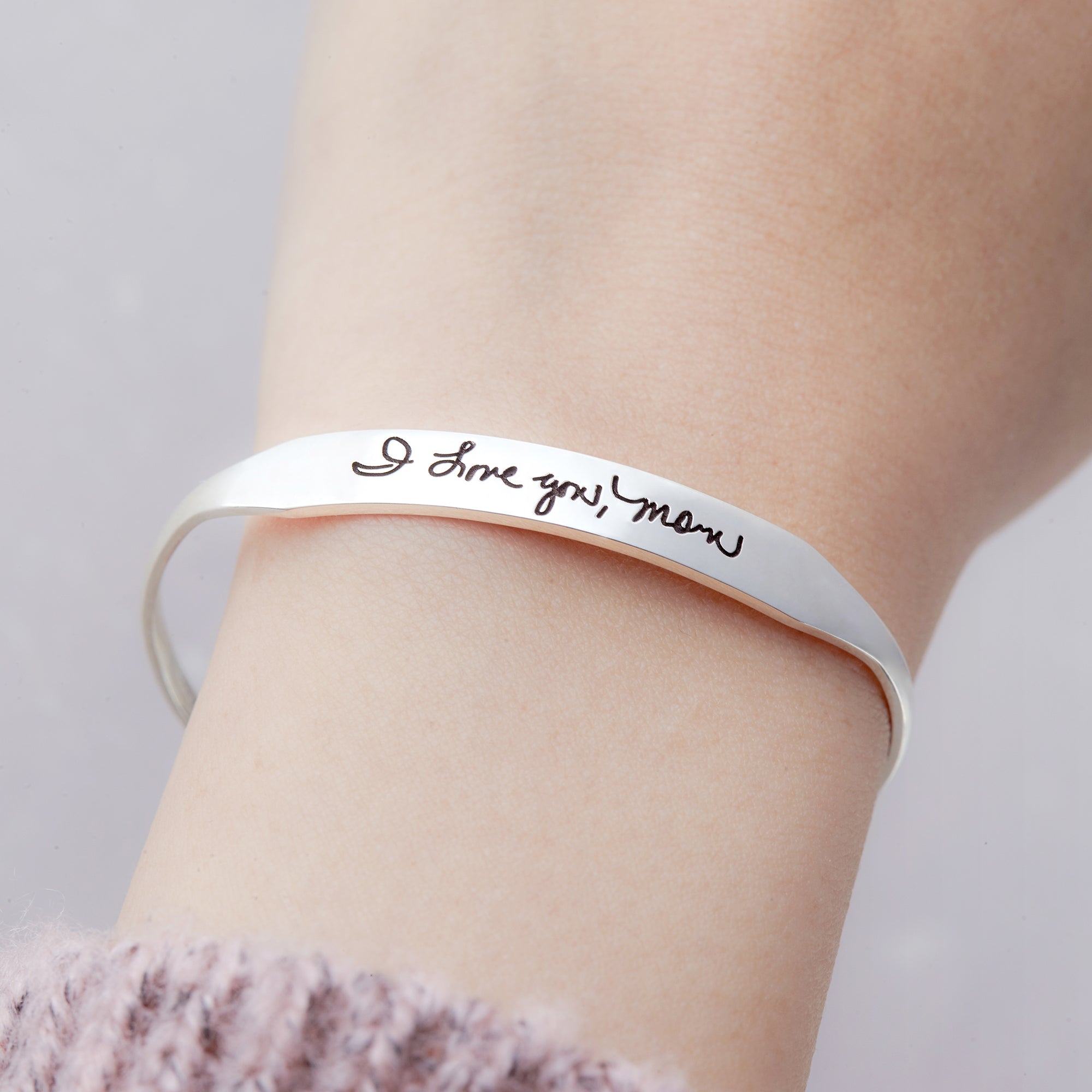 Handwritten Bracelet Memorial Handwriting Jewelry - Horizon Bliss