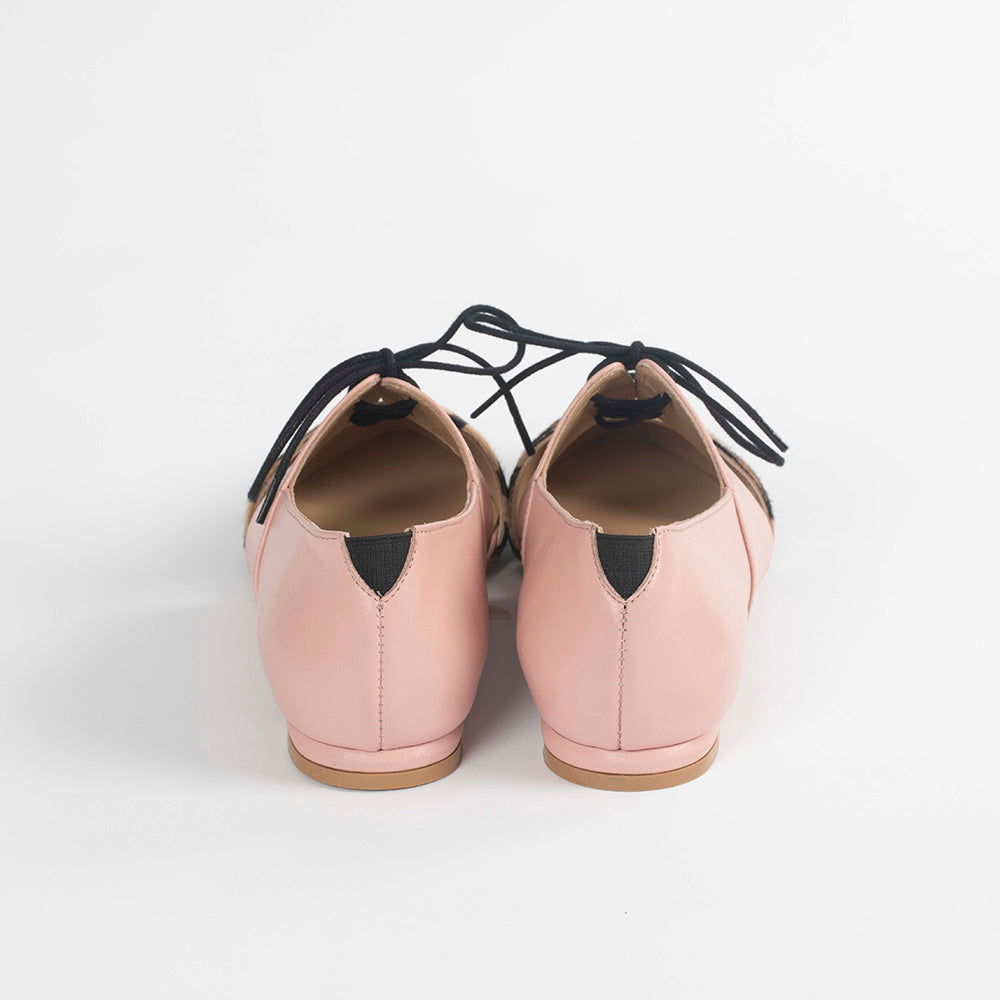 Calf Hair Leather Flat Shoes- Native by Lordess - Horizon Bliss