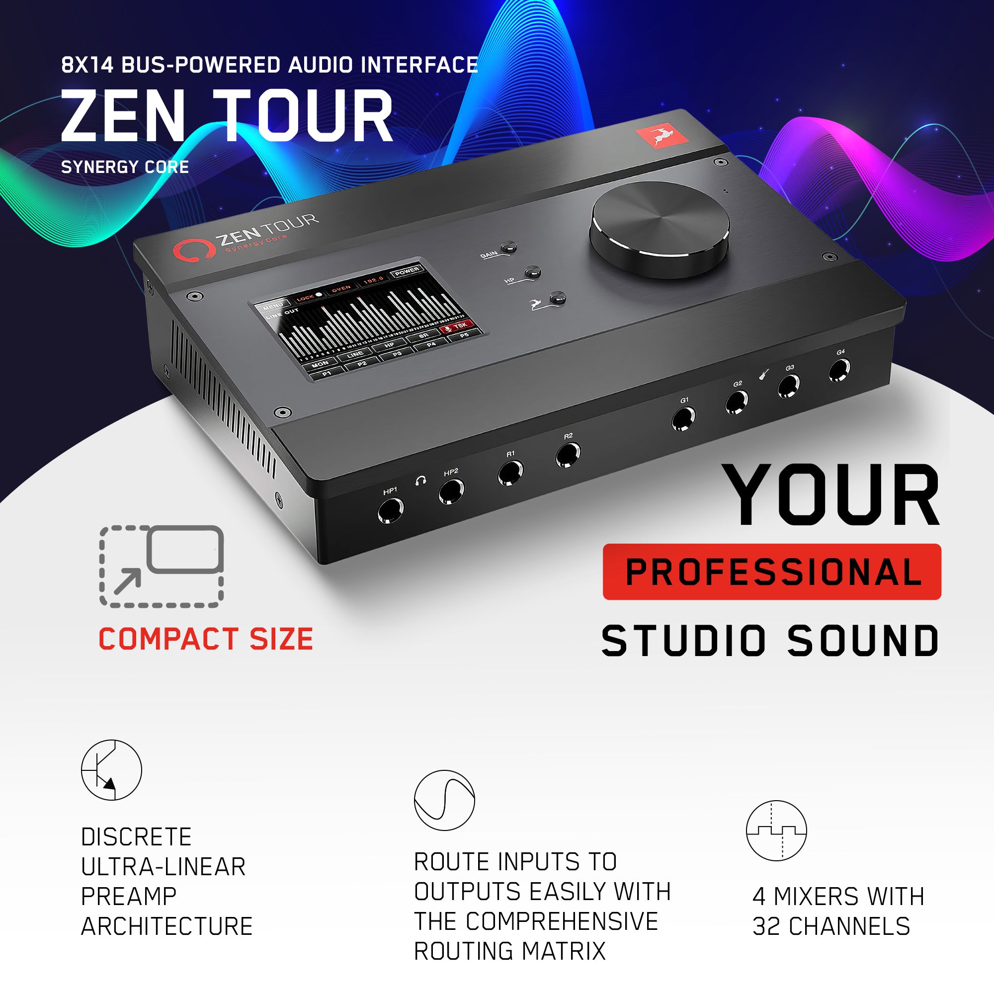 Antelope Audio - Zen Tour | 18x26 Thunderbolt Audio Interface - Horizon Bliss