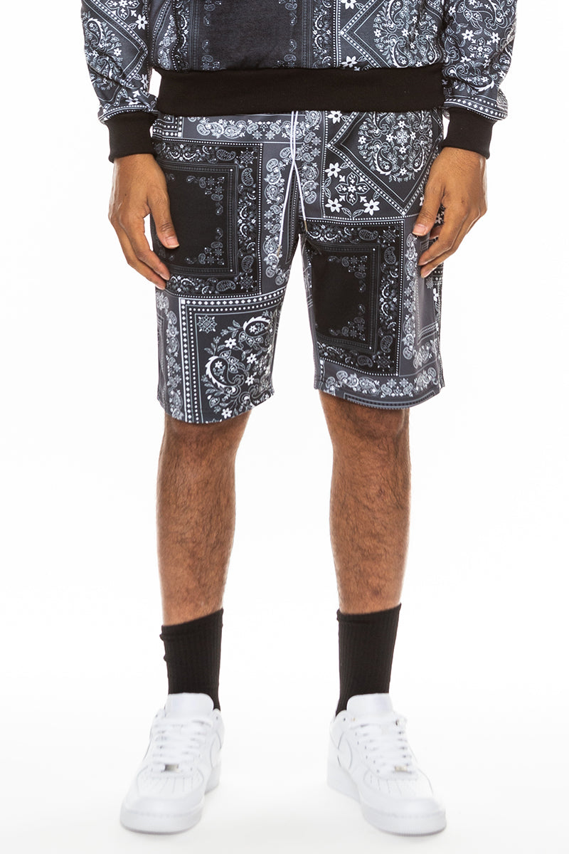 Paisley All Over Print Shorts - Horizon Bliss