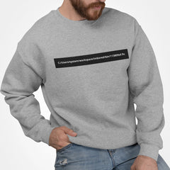 Mens Coding Logo Sweatshirt - Horizon Bliss