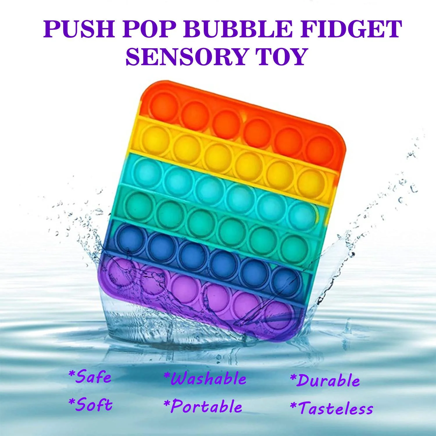 Bubble Toy 2 pieces Push Pop Bubble Sensory Toys